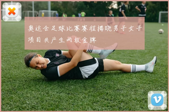 奥运会足球比赛赛程揭晓男子女子项目共产生两枚金牌